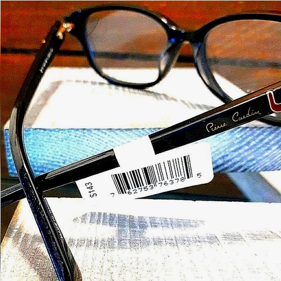 NEW Pierre Cardin Prescription-Ready Eyeglass Frame, black, glasses 53-16-140 - Picture 6 of 6
